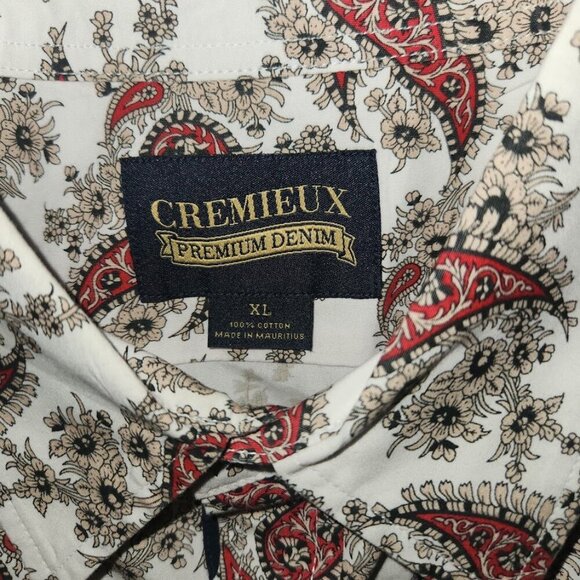Cremieux Men's Short Sleeve Button-down Size XL - Picture 3 of 4